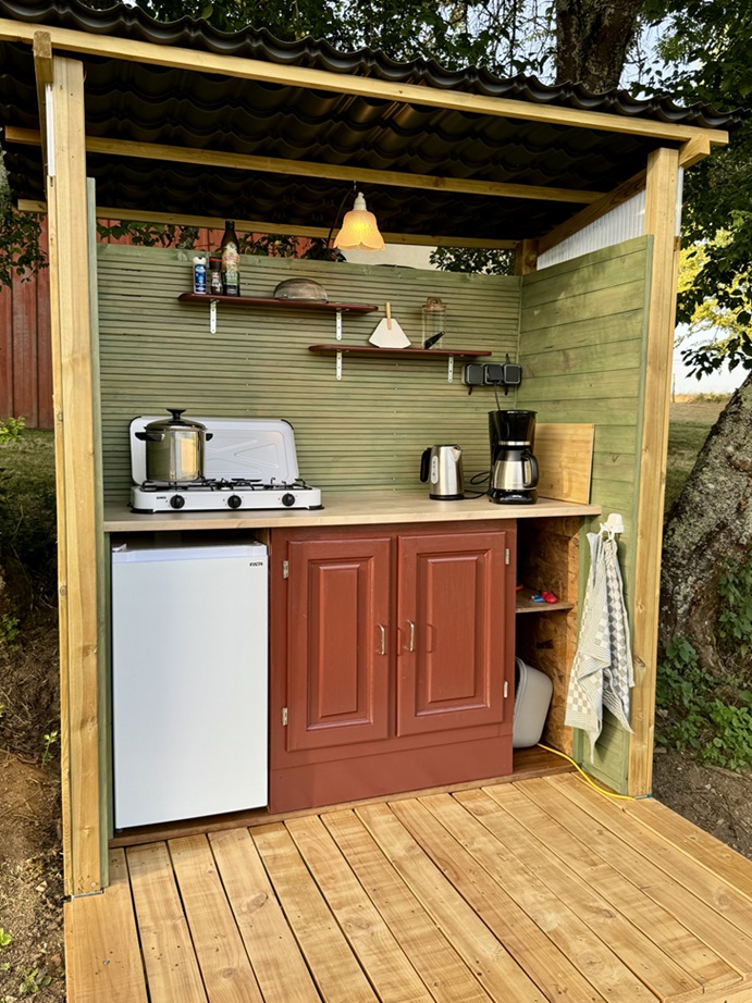 Tent keuken overzicht