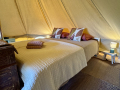 tent binnen bed